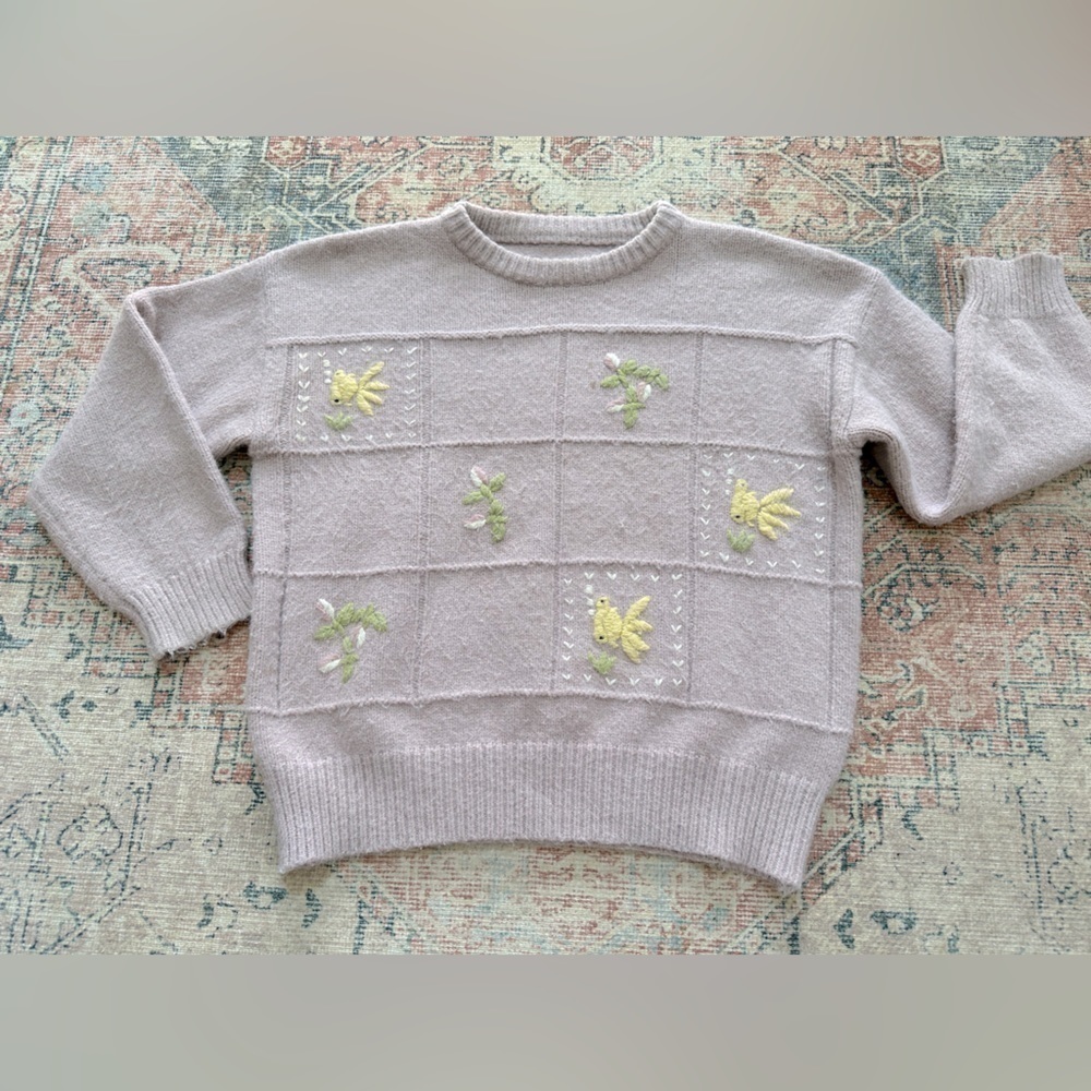 3 for $15 Ledin Purple Crewneck Sweater/Size Small